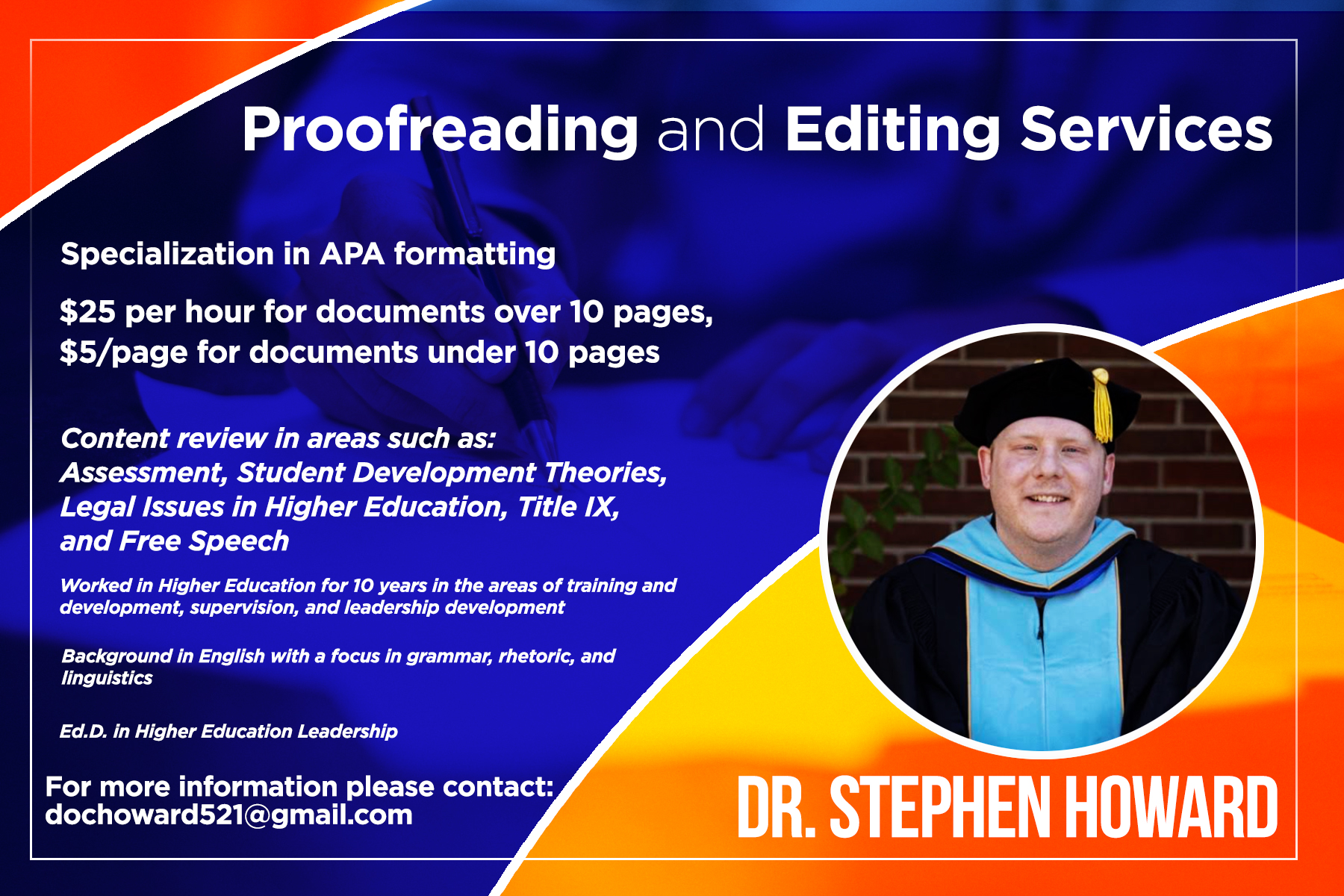 Editing and proof